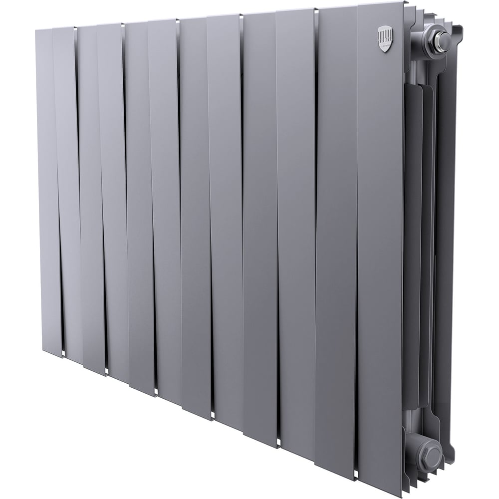 Изображение товара Биметаллический радиатор ROYAL THERMO PianoForte 500 серебристый 12 секций