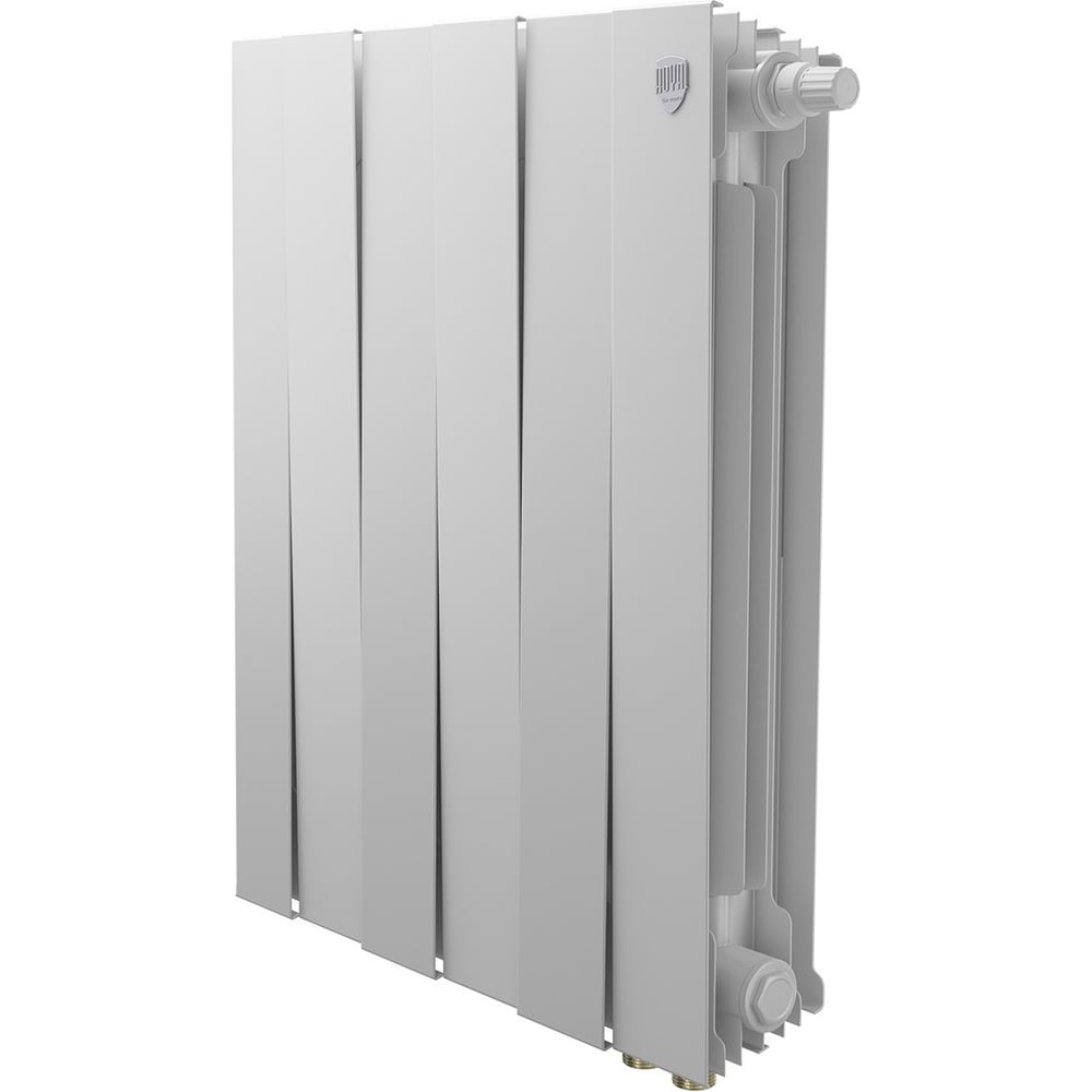 Изображение товара Радиатор биметаллический ROYAL THERMO PianoForte 500 белый 8 секций отопление