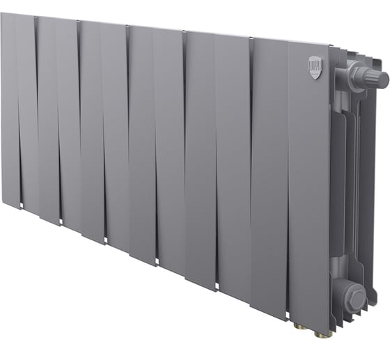 Изображение товара Радиатор биметаллический ROYAL THERMO PianoForte 300 Серебристый VR80 - 12 секц. НС-1682346