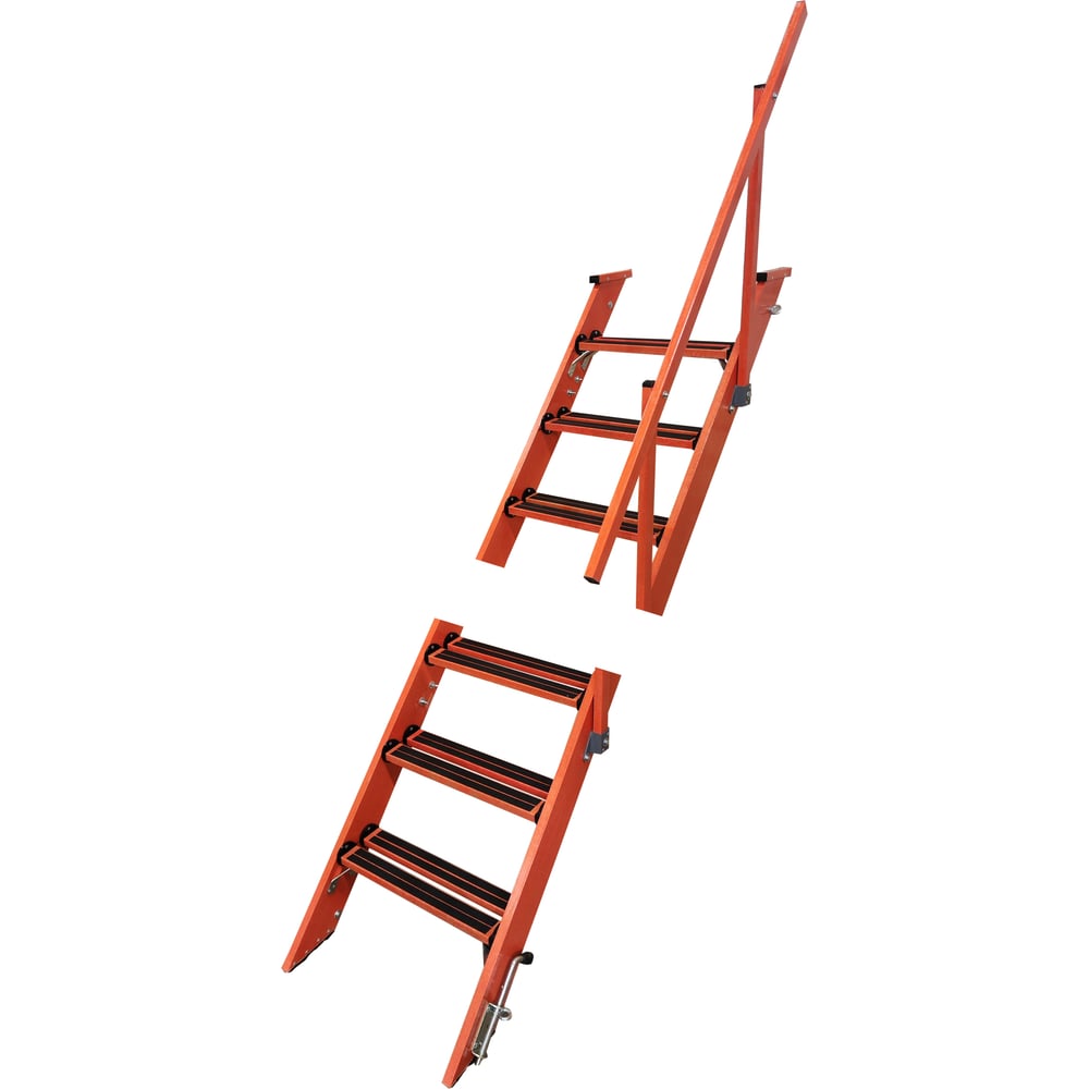 Изображение товара Трап диэлектрический стеклопластиковый ТД-4,2оп 4,2м с поручнем для профессиональных работ