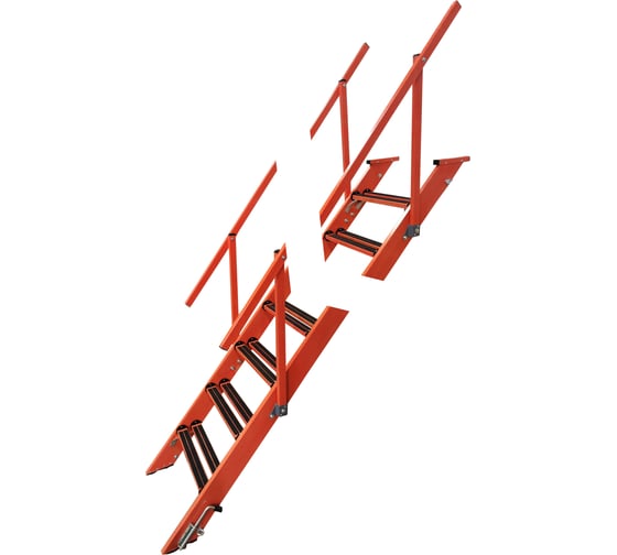 Изображение товара Трап диэлектрический стеклопластиковый Диэлектрик ТД-3,0дп (длина 3,0 метра, высота 2,1 метра, с двумя складными поручнями) Д471656