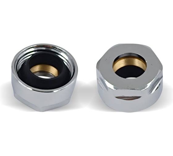 Изображение товара Комплект резьбовых соединений для медной трубы Primoclima Armature Д15x3/4”, хром PCS15BPC