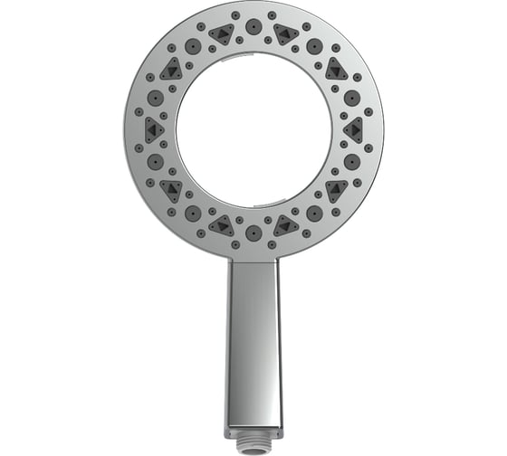 Изображение товара Лейка для душа OLIVE'S, круглая с отверстием по центу, дизайнерская, зеркальный хром D187