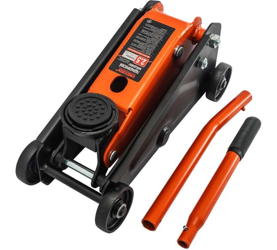 Изображение товара Гидравлический компактный подкатной домкрат 2.5т 135-395мм KINGQUEEN QJD61-3A-1