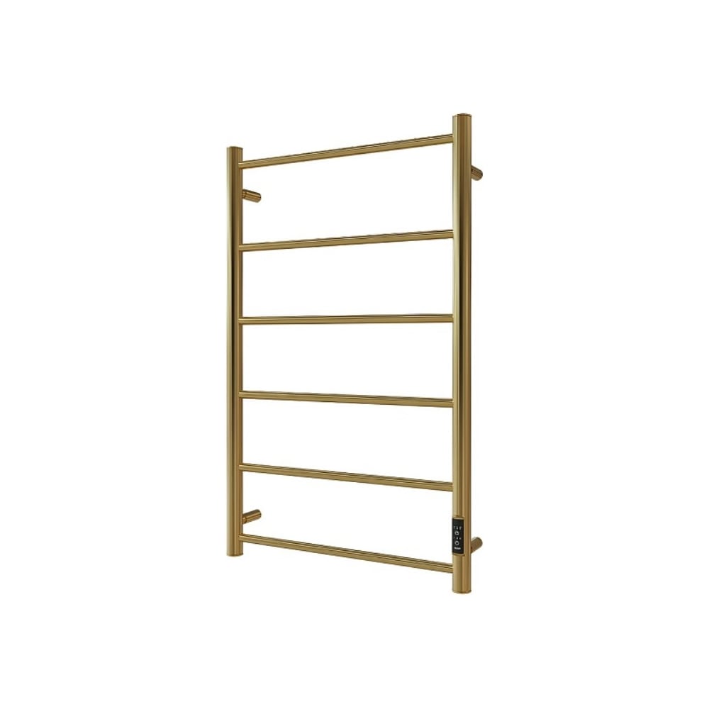 Изображение товара Электрический полотенцесушитель STOUT JAZZ 80x50 золотой с таймером
