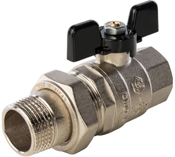 Изображение товара Кран шаровой полнопроходной STOUT SVB-0007-000025 с американкой, ВР/НР, р RG008Q0FBG9M1V