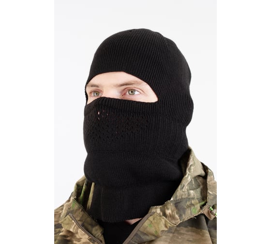 Изображение товара Балаклава вязанная ORION ACTIVE черная, один размер 4660335541676