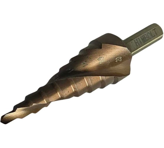 Изображение товара Сверло ступенчатое по металлу с кобальтом 5% HIMBOLT 4-20 мм HB501