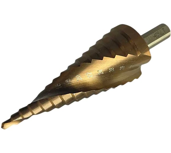 Изображение товара Сверло ступенчатое по металлу с кобальтом 5% HIMBOLT 4-32 мм HB500