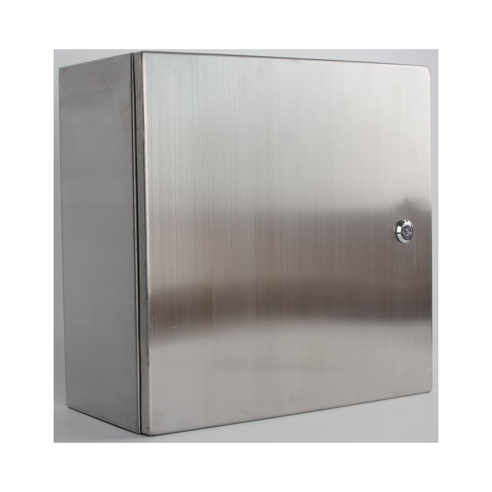 Изображение товара Щит распределительный настенный SAIPWEL SPB505025L нержавеющая сталь, 500x500x250мм, IP66, IK10, SPL04-12