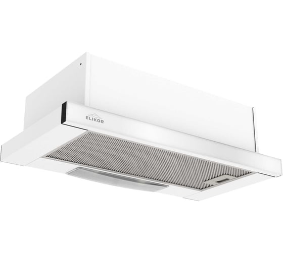 Изображение товара Кухонная вытяжка Elikor Интегра GLASS 60П-400-В2Л, белый/белый 144567