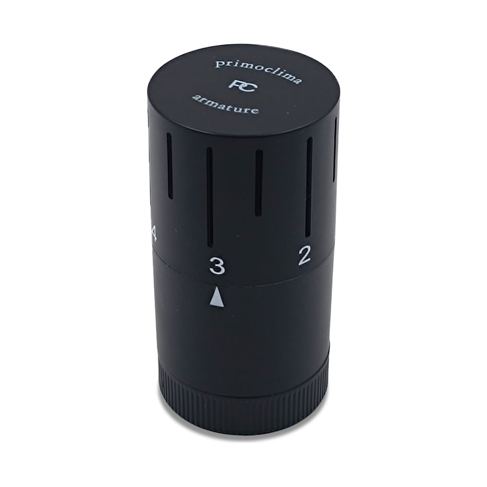 Изображение товара Термостатическая головка Primoclima Armature Tubus М30x1,5 черная матовая