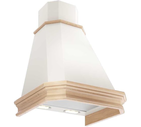 Изображение товара Кухонная вытяжка Elikor Пергола 60П-650-П3Л, бежевый/дуб неокрашенное (съемное) 976591
