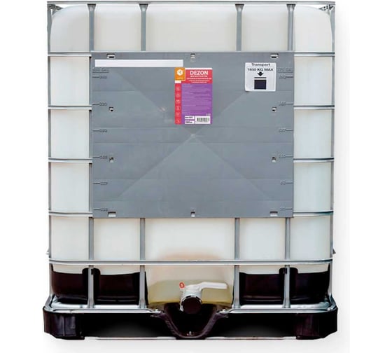 Изображение товара Дезинфицирующее средство для биотуалетов, септиков и выгребных ям APIS DEZON еврокуб 1000 кг RUD-015-0005