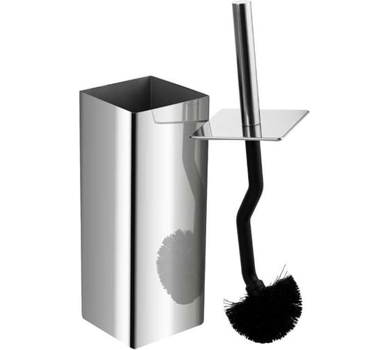 Изображение товара Ерш для унитаза САНАКС Премиум напольный, квадратный, из нержавеющей полированной стали 1037