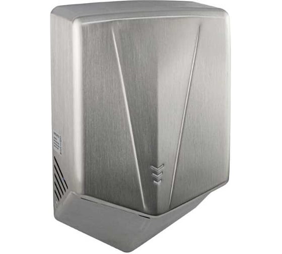 Изображение товара Сушилка для рук антивандальная, модель "V-винблейд", 1300Вт, корпус из нержавеющей стали, цвет САТИН. GFmark 6855-N