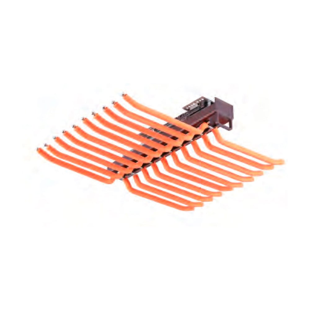 Изображение товара Брючница двойная верхняя выдвижная Mebax 600 мм оранжевая металлическая