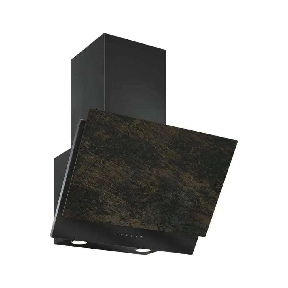 Изображение товара Кухонная вытяжка Elikor Рубин Ceramics S4 90П-700-Э4Д антрацит бронзовый травертин