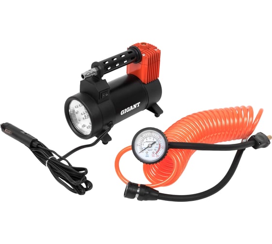 Изображение товара Автомобильный компрессор Gigant 12V, 35л. мин., LED фонарь, сумка GCA-35
