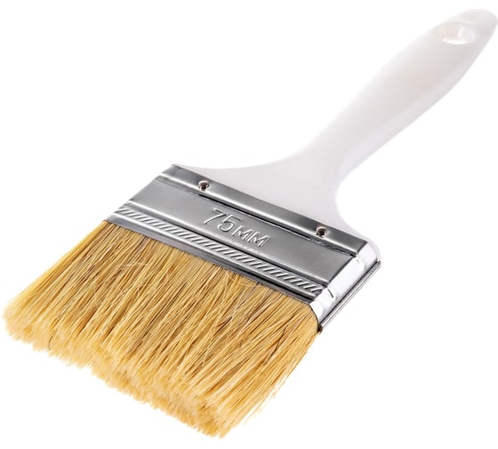 Изображение товара Плоская кисть KORVUS Хобби 75 мм, смешанная щетина 0102030