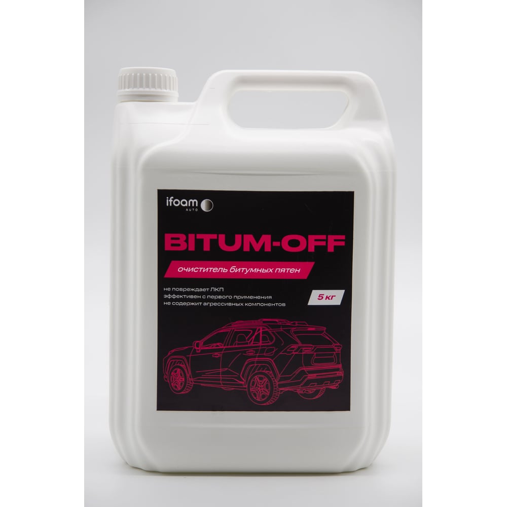 Изображение товара Очиститель битумных пятен Ifoam Bitum-off 5 литров для эффективного удаления загрязнений