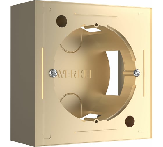 Изображение товара Коробка Werkel для накладного монтажа шампань a053529