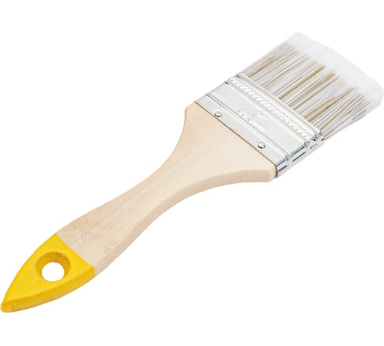 Изображение товара Плоская кисть KORVUS Хобби 50 мм, искусственная щетина 0102220