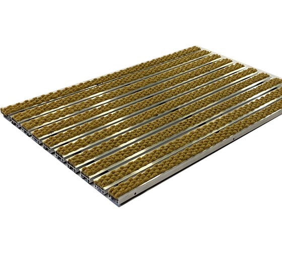 Изображение товара Грязезащитная придверная решетка ООО ПК ЦентрВход Эксперт ворс, песочный, 900x600мм 731EX128