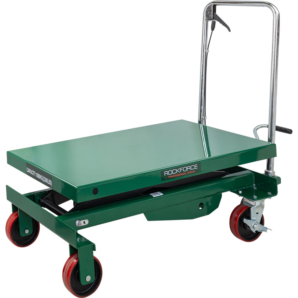 Изображение товара Гидравлическая тележка Rockforce RF-SPT 1000A грузоподъемность 1000 кг