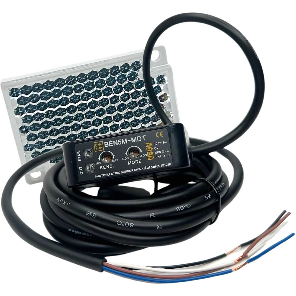 Изображение товара Фотоэлектрический датчик Autonics BEN5M-MDT 12-24 В накладной IP50 для автоматизации