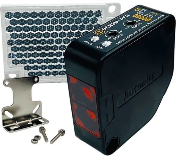 Изображение товара Датчик фотоэлектрический Autonics с универсальным входом питания BEN3М-PFR H1650001355R