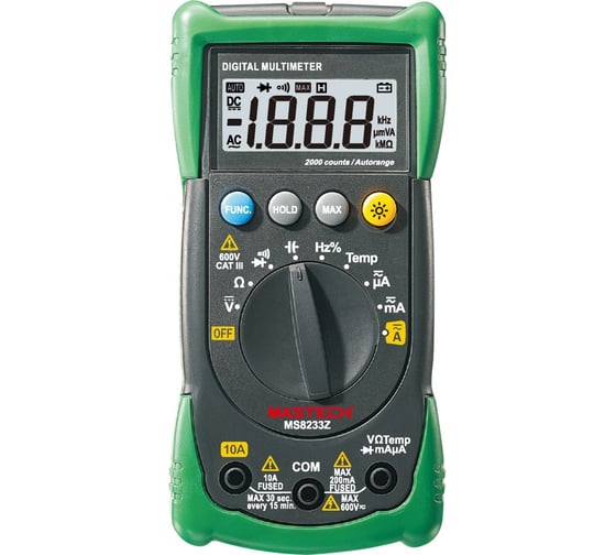 Изображение товара Цифровой мультиметр Mastech MS8233Z 00-00007379