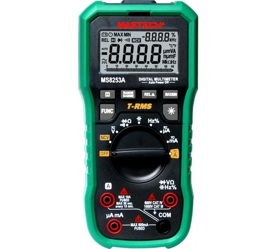 Изображение товара Цифровой профессиональный мультиметр Mastech MS8253A M147