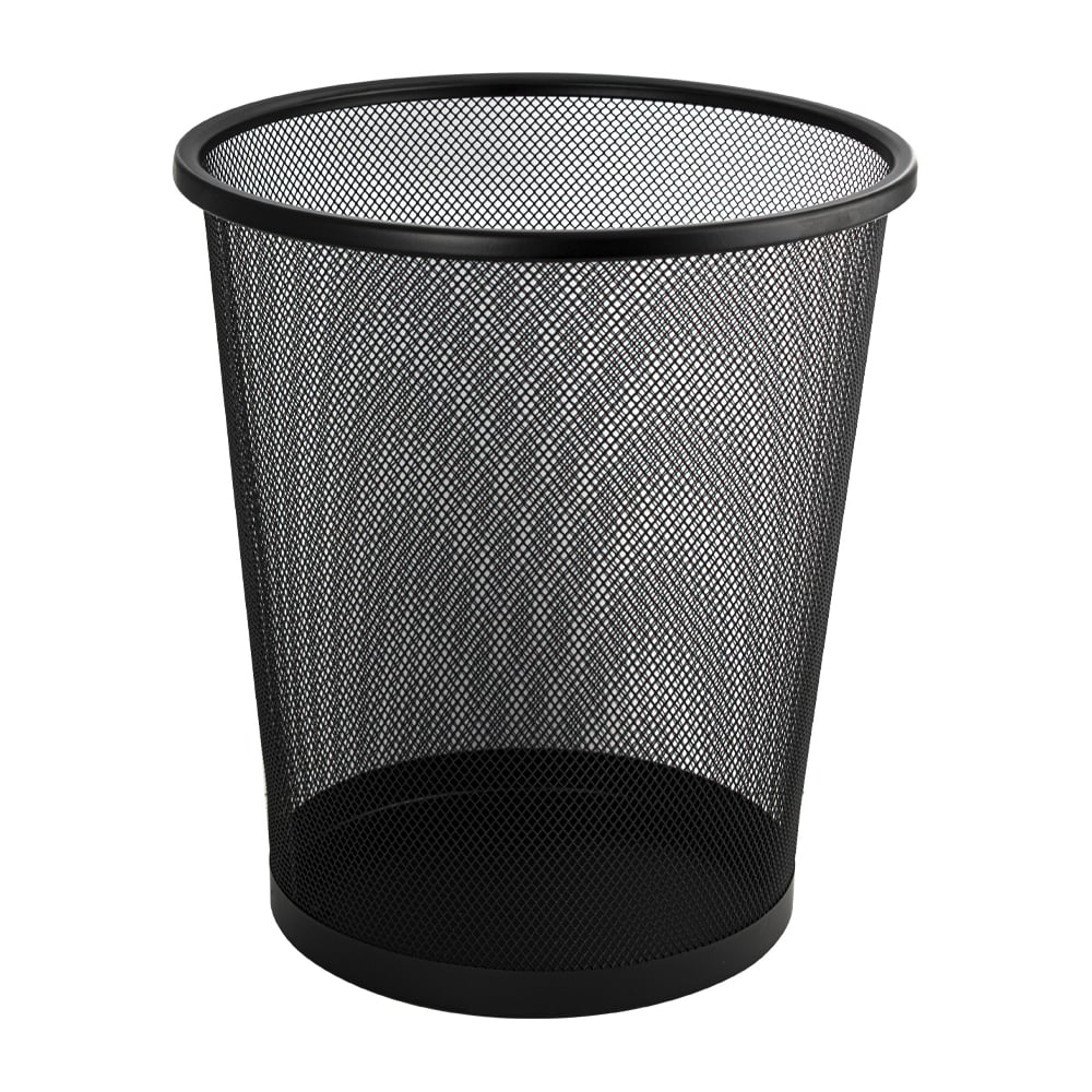 Изображение товара Ведро круглое САНАКС 20 л из нержавеющей стали, черное для офиса и дома