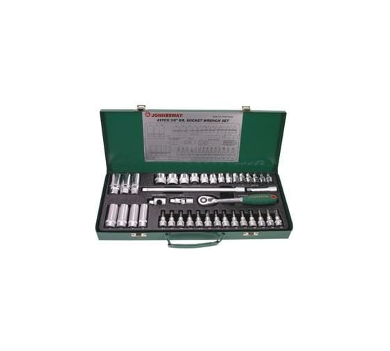 Изображение товара Набор торцевых головок 3/8"DR 6-24 мм Jonnesway S04H3141S