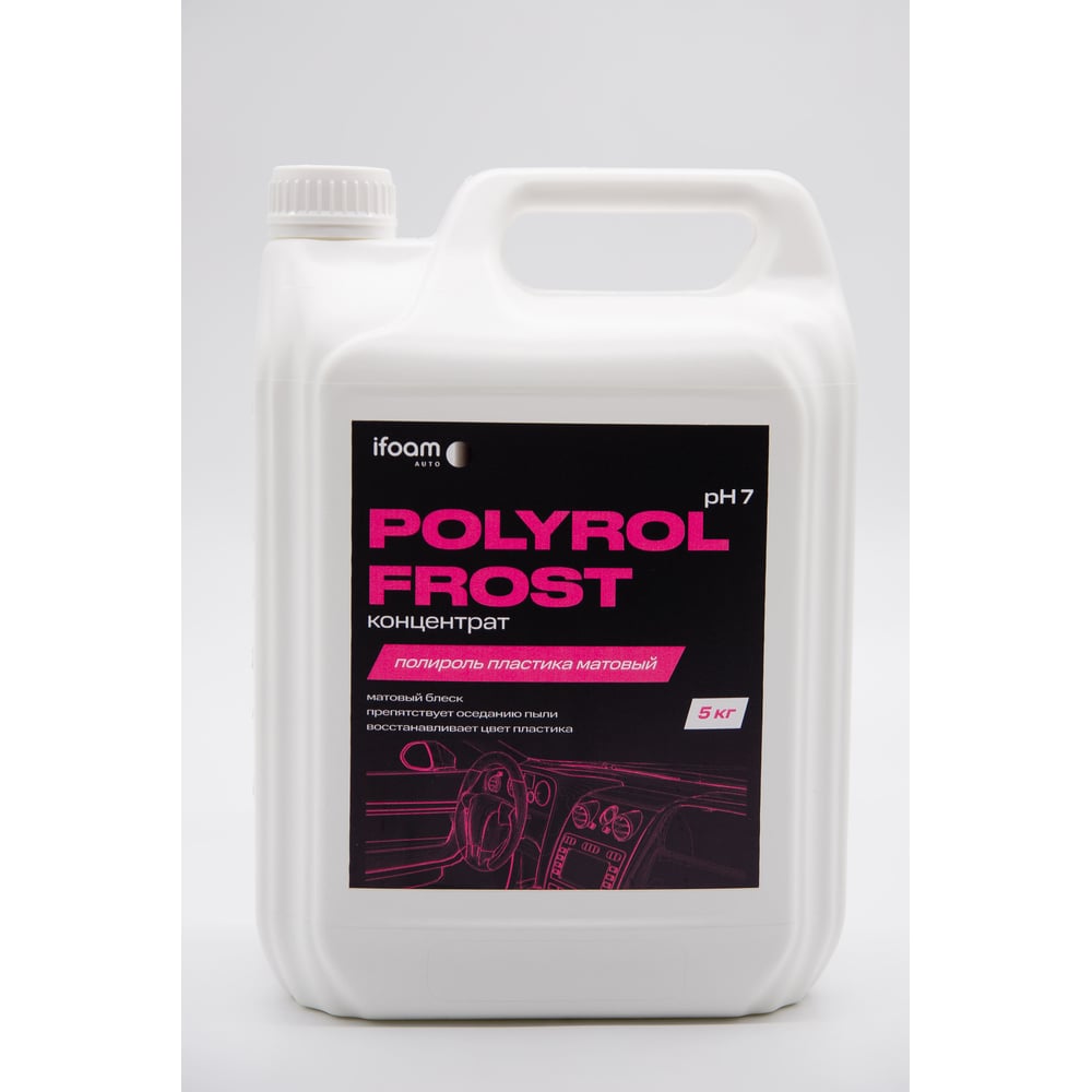 Изображение товара Полироль-очиститель пластика Ifoam Polyrol frost Bubble Gum 5л