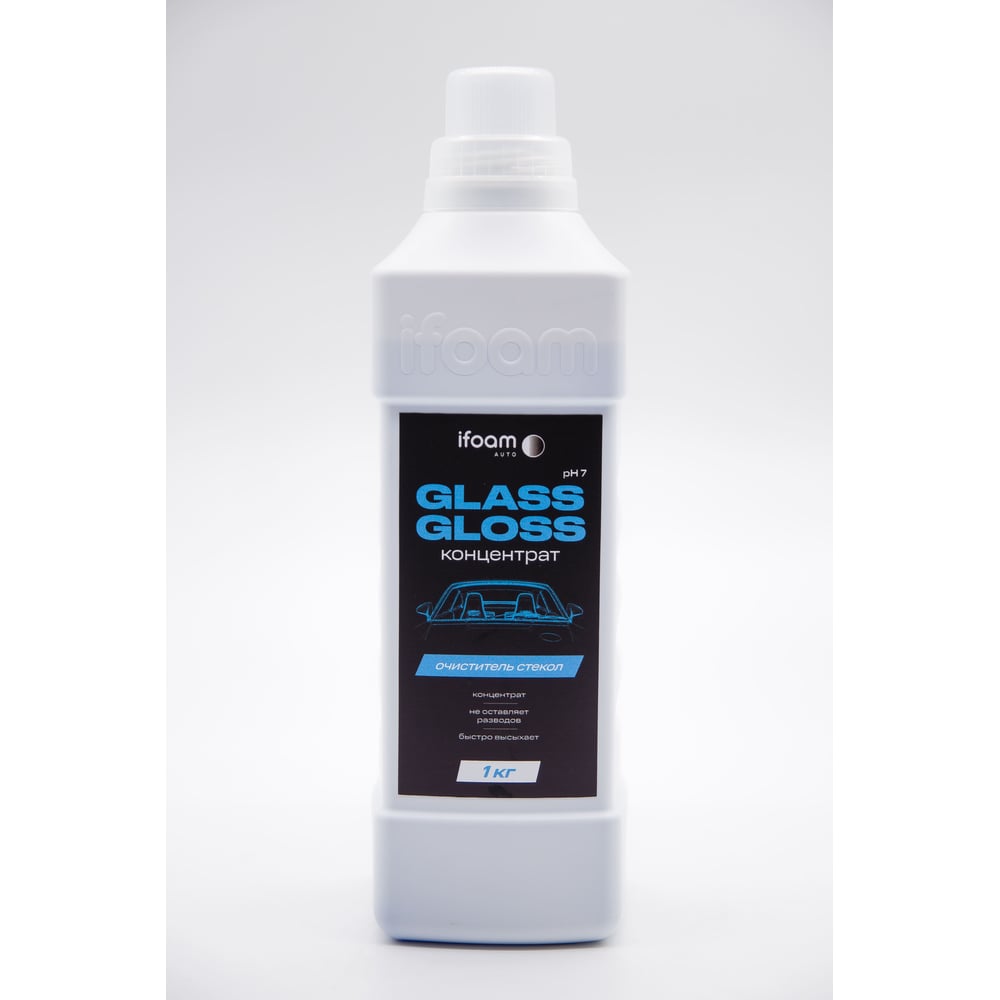 Изображение товара Очиститель стекол Ifoam Glass Gloss 1 литр без запаха для стекол и зеркал
