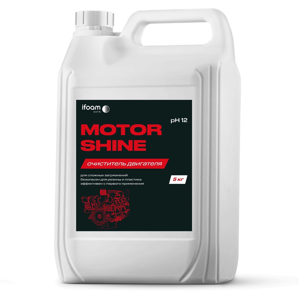 Изображение товара Очиститель двигателя Ifoam Motor Shine 5л для бензиновых и дизельных двигателей