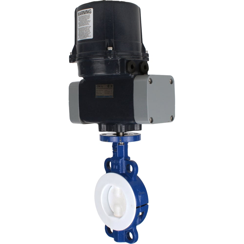 Изображение товара Затвор дисковый DN.ru WCB-WCB-PTFE Ду65 Ру16 электропривод 220В D050-81420