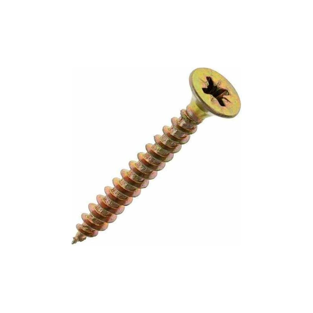 Изображение товара Саморез универсальный КостИнСтрой 5,0x25, желтый цинк, 30 шт.