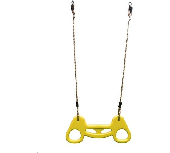 Изображение товара Качели детские подвесные пластиковые трапеция с кольцами MoyDvor SAC004114