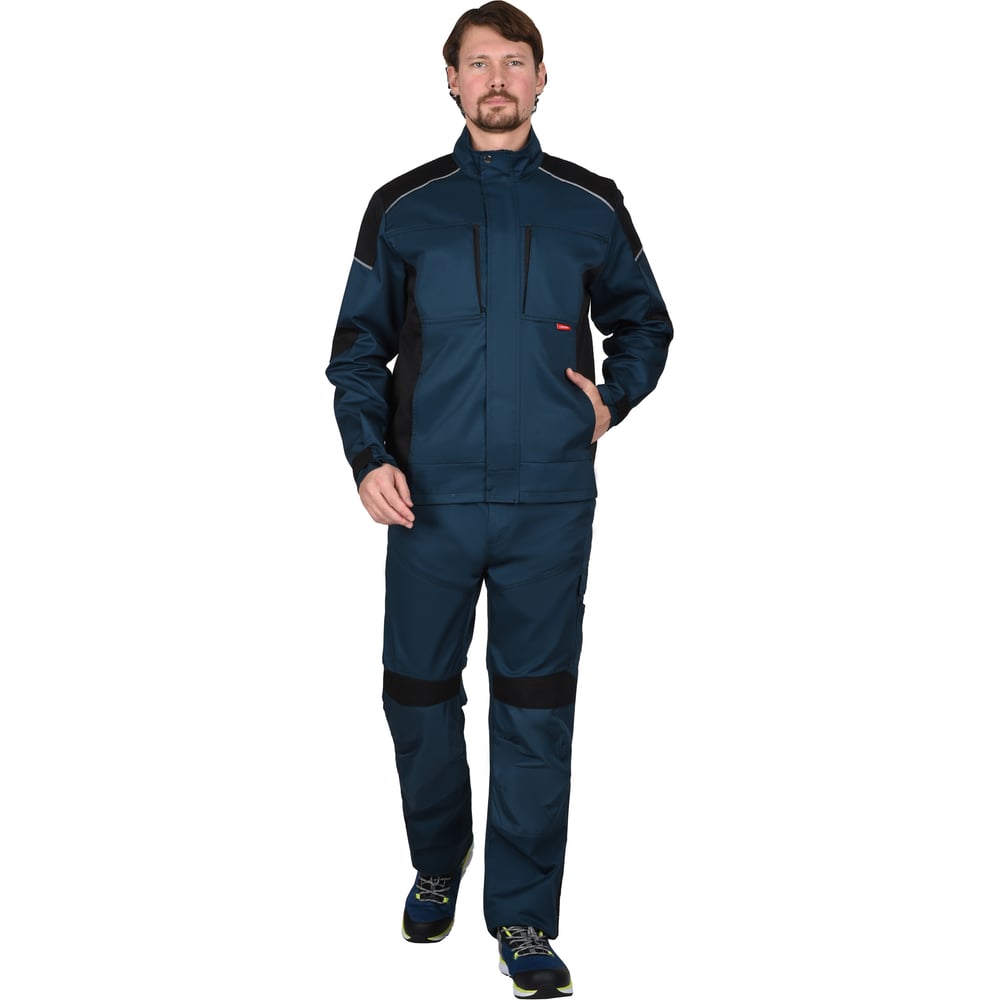 Изображение товара Мужская куртка СИРИУС ЦИТРИН-К морена с черным цветом водоотталкивающая