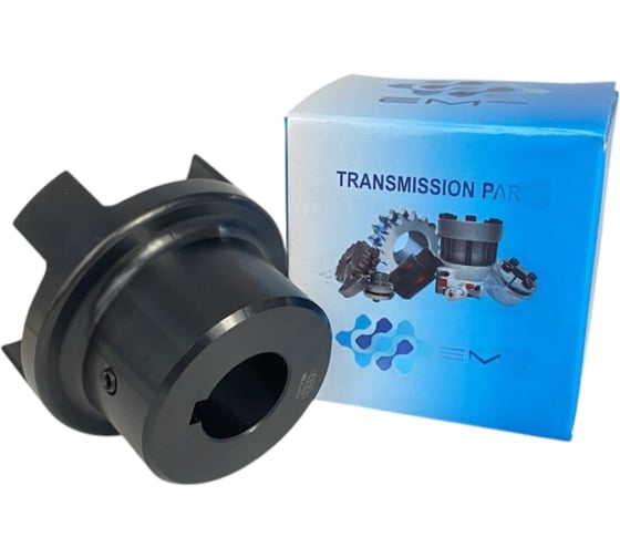 Изображение товара Полумуфта EMT GE 28-38 тип A, с готовым отверстием d=16 мм, шпон паз 5x2,3мм+винт М4, СТАЛЬ GE028A16EMT