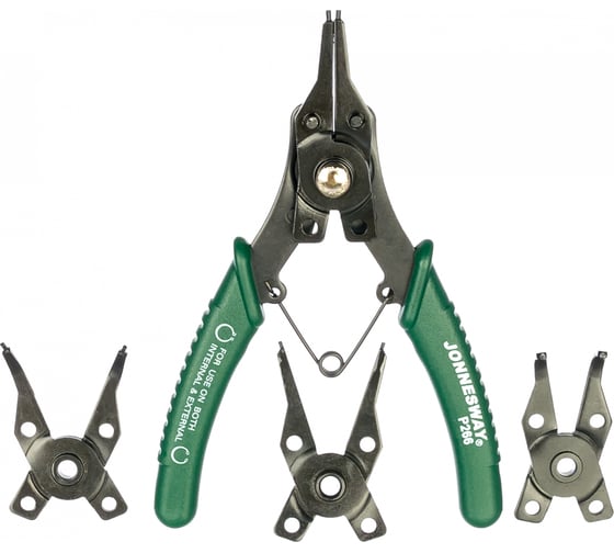 Изображение товара Универсальный комплект щипцов для стопорных колец Jonnesway P266 047132