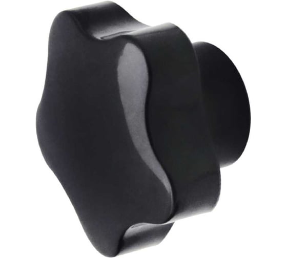 Изображение товара Ручка пятилепестковая с внутренней резьбой Алтервиа бакелит A51214.071256 (упаковка 4 штуки) A51214.071256.4