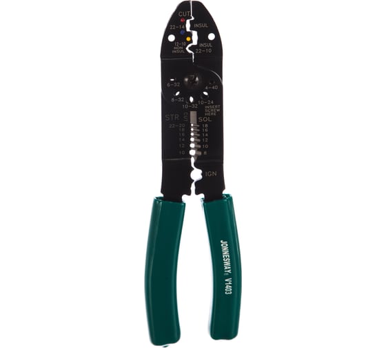 Изображение товара Щипцы для обжима и зачистки проводов Jonnesway V1403