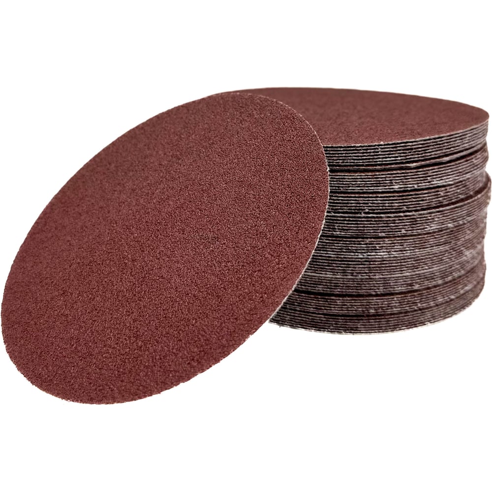 Изображение товара Абразивный круг на липучке SKOLE Р100 (упаковка/100шт) DAL-125100