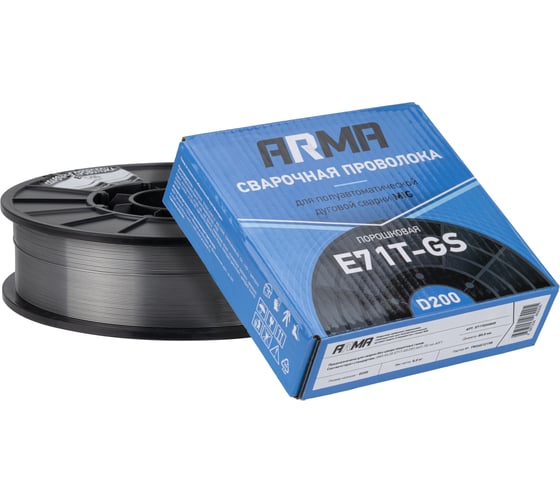 Изображение товара Проволока порошковая ARMA E71TGS 0.8 мм по 5 кг E71TGS0805