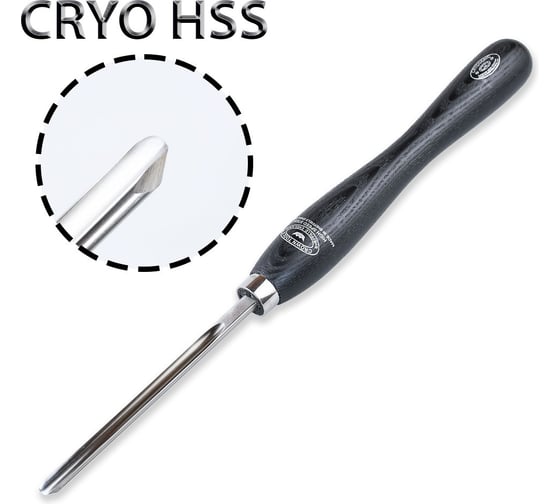 Изображение товара Резец токарный CROWN TOOLS Crown Cryo HSS, Forged Spindle Gouge, 10мм, рукоять - 254мм М00022070