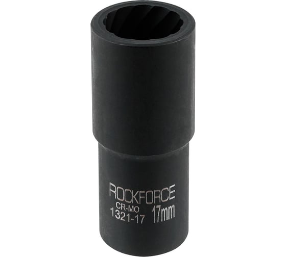 Изображение товара Головка-экстрактор ударная двухсторонняя Rockforce 1/2, 17мм RF-1321-17(65908)